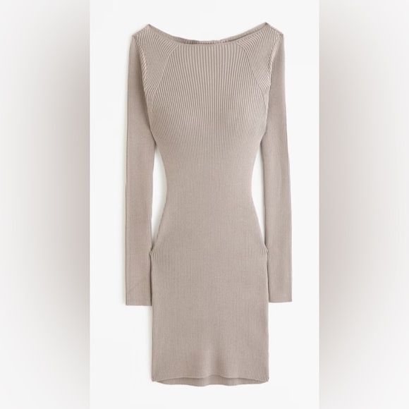 tight knit dresses Calleigh Long Sleeve Bodycon Sweater Mini Dress • Shop American Threads Women's Trendy Online Boutique White / L main image 0